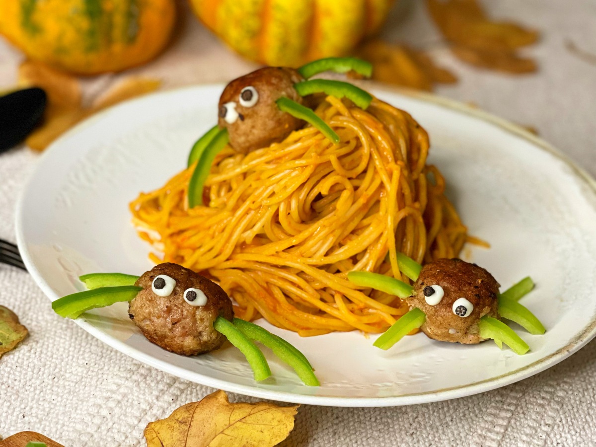 Spookylicous Spinnen Spaghetti